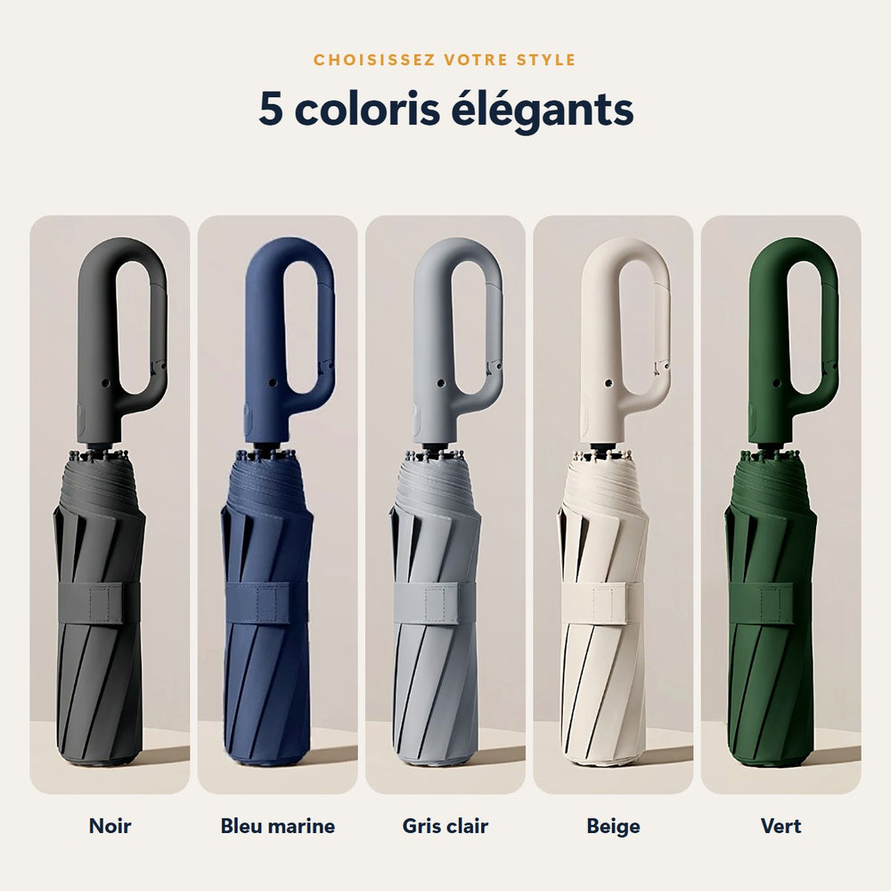 Les 5 coloris du parapluie